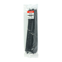 Timco 4.8 x 370mm Cable Ties nylon Black 48370CTB