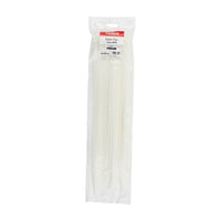 Timco 4.8 x 370mm Natural Coloured Nylon Cable Tie (100/Bag) 48370CTN