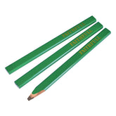 Faithfull Carpenters Pencils Green / Hard Brick & Plastered Walls Pack of 3 FAICPG