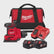 Milwaukee M18BQSS-502B 18V 1/4 Sheet Sander with 2 x 5.0Ah Batteries, Charger & Bag 4933479968