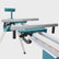 Makita DEBWST06 Adjustable Wheeled Extendible Folding Mitre Saw Stand