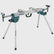 Makita DEBWST06 Adjustable Wheeled Extendible Folding Mitre Saw Stand