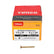 Timco 3.5 x 35mm Solo Chipboard & Woodscrews - PZ - Double Countersunk - Yellow 35035SOLOC