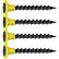 Timco 3.5 x 55mm Coarse Threaded Collated Drywall Black Screws (1000) 00055COLDYS