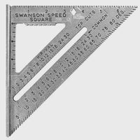 Swanson 7" Imperial Speed Square With Instruction Book SWA-S0101