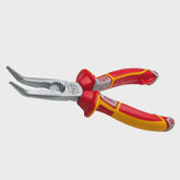 NWS N141-49-VDE-205-SB 205mm Long Nose Bent Plier Extra Reach