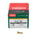 Timco 5.0 x 20mm Classic Multi-Purpose Screws Countsunk Head Yellow (200/Box) 50020CLAF