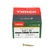 Timco 5.0 x 35mm Classic Multi-Purpose Screws Countsunk Head Yellow (200/Box) 50035CLAF