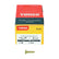 Timco 4.5 x 20mm Solo Chipboard & Woodscrews - PZ - Double Countersunk - Yellow 45020SOLOC
