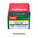 Timco 5.0 x 50mm Classic Multi-Purpose Screws Countsunk Head Yellow (200/Box) 50050CLAF