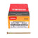 Timco 5.0 x 100mm Solo Chipboard & Woodscrews - PZ - Double Countersunk - Yellow 50100SOLOC