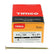 Timco 5.0 x 120mm Solo Chipboard & Woodscrews - PZ - Double Countersunk - Yellow 50120SOLOC