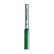 Trend 1/4" Two Flute Straight Cutter 9.5mm Dia. x 31.8mm Cut C015X1/4TC