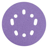 Trend Aluminium Oxide Random Orbital 8-Hole Sanding Disc 10pc 125mm 180 grit AB/125/180A