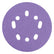 Trend Aluminium Oxide Random Orbital 8-Hole Sanding Disc 10pc 125mm 180 grit AB/125/180A
