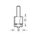 Trend Bearing guided trimmer 12.7mm diameter C195X1/2TC