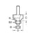 Trend 3.0mm Radius x 9.5mm Cut Rounding Over Cutter C074BX1/4TC