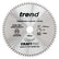 Trend Wood Mitre Craft Crosscut Saw Blade 250mm x 30mm x 72T CSB/CC25072