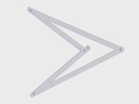 Stanley 1-45-013 Folding Square 1200mm/48" 1.2m STA145013