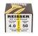Reisser 9200S220400454 R2 Screws Csk Pzd Ft Yellow 4.0 X 45Mm Cp (Pack Of 200)