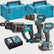 Makita 3 Piece 18V Li-ion with 2 x 5.0Ah Batteries & Charger (DBR KIT)