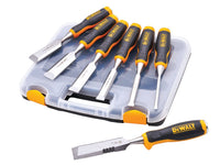 DeWalt 6 Piece Chisel Set With Free Chisel Knife DHT48305P