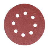 Timco 150mm Random Orbital Sanding Discs 60 Grit Red 231084