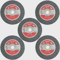 Milwaukee 76mm Metal Cutting Disc 4932464717 for M12 FCOT-0 - Pack of 5