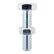 Timco 12 x 50 mm Hex Set & Hex Nut BZP M12 (18/TimBag) 1250SNZB