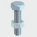 Timco 12 x 50 mm Hex Set & Hex Nut BZP M12 (18/TimBag) 1250SNZB