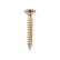 Timco 6.0 x 45mm Classic Multi-Purpose Screws Countsunk Head Yellow (200/Box) 60045CLAF