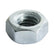Timco Hex Full Nut DIN 934 BZP M20 Standard metric thread Pack of 2 20HNUTZP