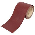 Timco 115mm x 10m Sandpaper Roll Red 120 Grit Long life 231311