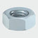Timco Hexagonal Full Nut (DIN 934) Zinc M8 (30/TimBag) 8HNUTZP