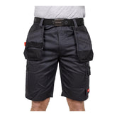 Timco W36 Workman Multi-purpose work Shorts Grey/Black WSGBK36