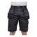 Timco W36 Workman Multi-purpose work Shorts Grey/Black WSGBK36
