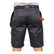 Timco W36 Workman Multi-purpose work Shorts Grey/Black WSGBK36