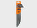 Bahco BE‑9770 Metric Long Ball End Hex L‑Key Set, 9 Piece Tool Set with Extended Reach and Ball End Design