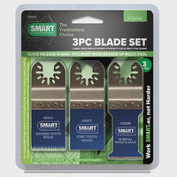 Smart H3MAK 3 Piece Trade Series Universal Multi Tool Blade Set (TWIN PACK)