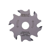 Trend CraftPro Biscuit blade 100mm diameter x 6T x 22mm thin body CR/BJB100T