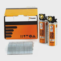 Paslode IM65 921588 16G x 32mm ELGV Straight Electro Galvanised Brad Fuel Pack 2000/Box with 2 Fuel Cell