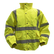 Sealey 802L Worksafe® Hi-Vis Yellow Jacket with Quilted Lining, Elasticated Waist & Cuffs Large