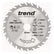 Trend Craft Thin Kerf Saw Blade 136mm Dia. X 24 Teeth X 20mm Bore X 1.5mm Kerf CSB/13624TA