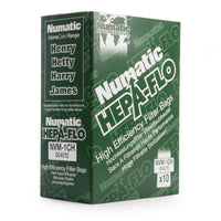Numatic HEPA-FLO High Efficiency Filter Bags Pack of 10 - NUM-604615