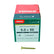 Timco 6.0 x 50mm Classic Multi-Purpose Screws Countsunk Head Yellow (200/Box) 60050CLAF