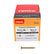 Timco 6.0 x 50mm Solo Chipboard & Woodscrews - PZ - Double Countersunk - Yellow 60050SOLOC