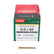 Timco 6.0 x 60mm Classic Multi-Purpose Screws Countsunk Head Yellow (200/Box) 60060CLAF