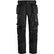 Snickers 6251-50 Black Stretch Loose Fit Trouser W35'' L32''
