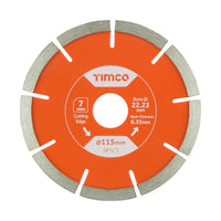 Timco 115mm Segmented Mortar Raking Diamond Blade MRE115