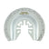Timco Dia.65mm Multi-Tool Blade - Radial Grit For Tiles MTR65CG